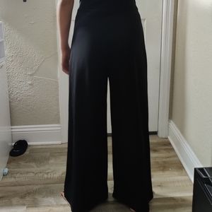 Black wide leg jumpsuit